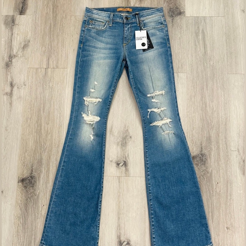 Joe’s Jeans Collector’s Edition Gretchen low-rise distressed jeans, size 29